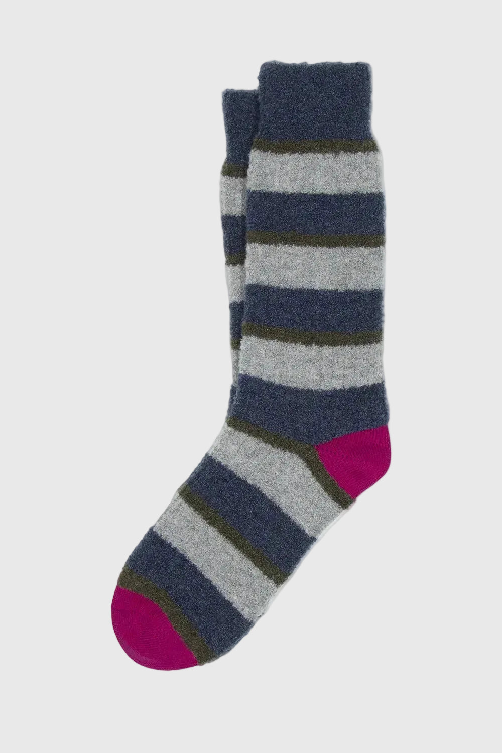 Besar-Socken aus Mousse mit Streifen