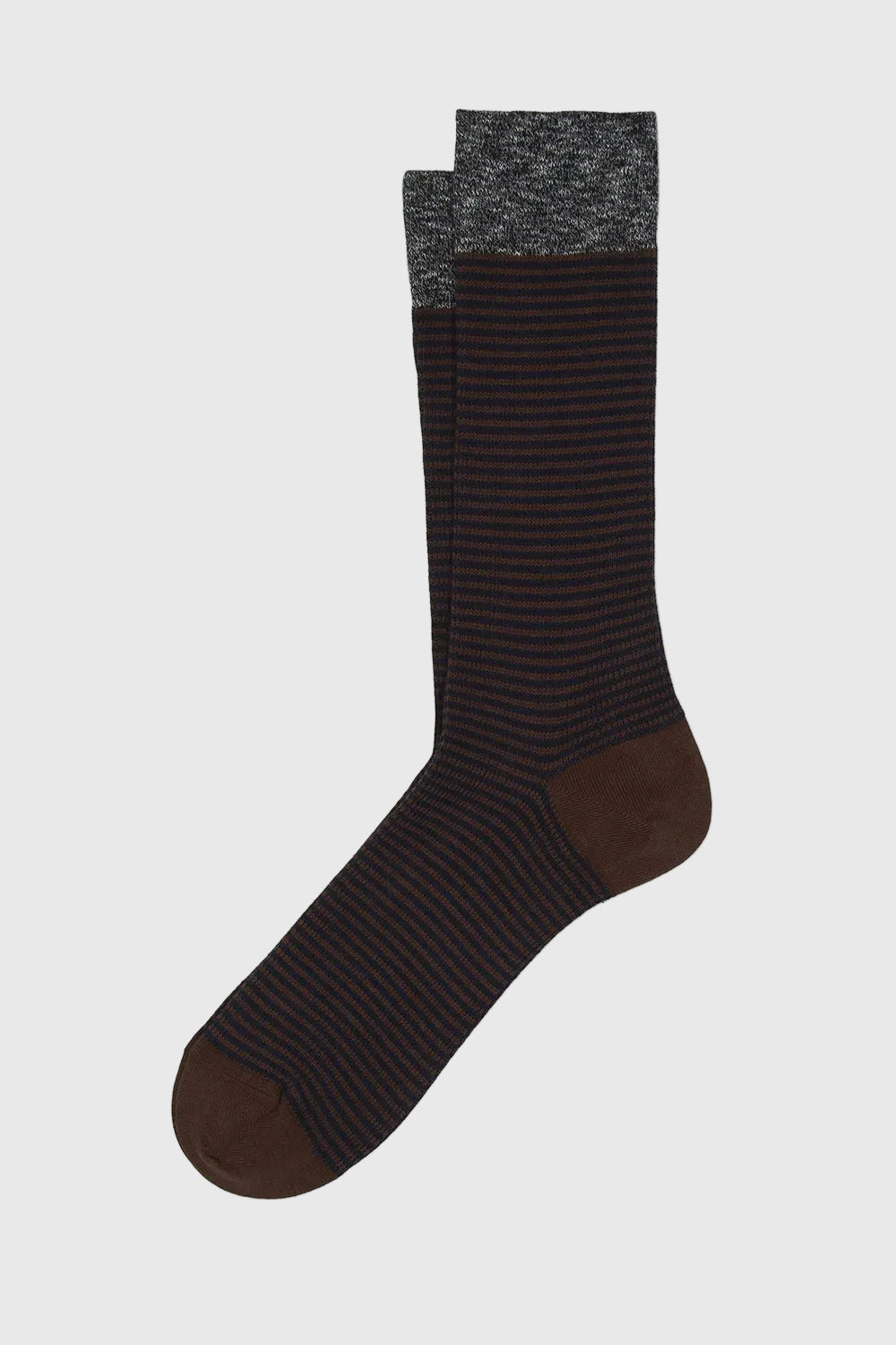 Kurze Boston-Socken mit gestreiftem Muster