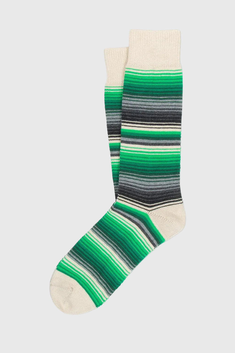 Kiruna gestreifte Socken aus Baumwolle