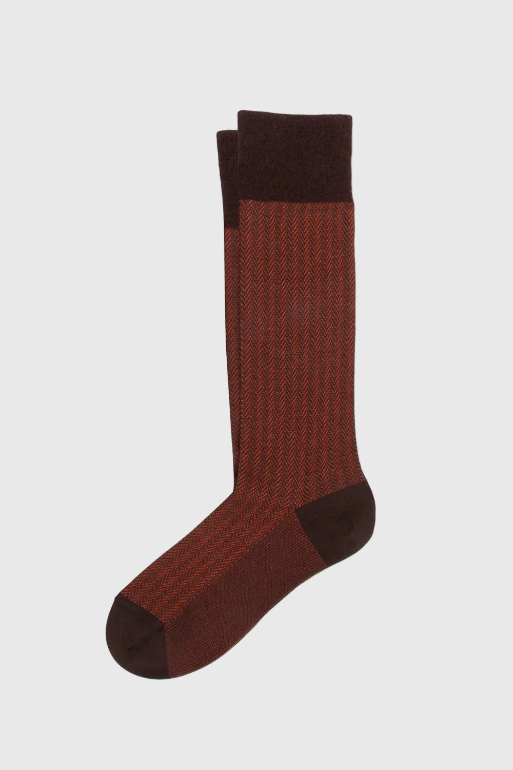 Calze Lisca corte in cotone herringbone