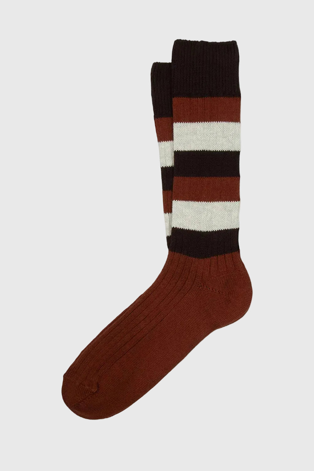 Mala Socken aus gestreifter Baumwolle
