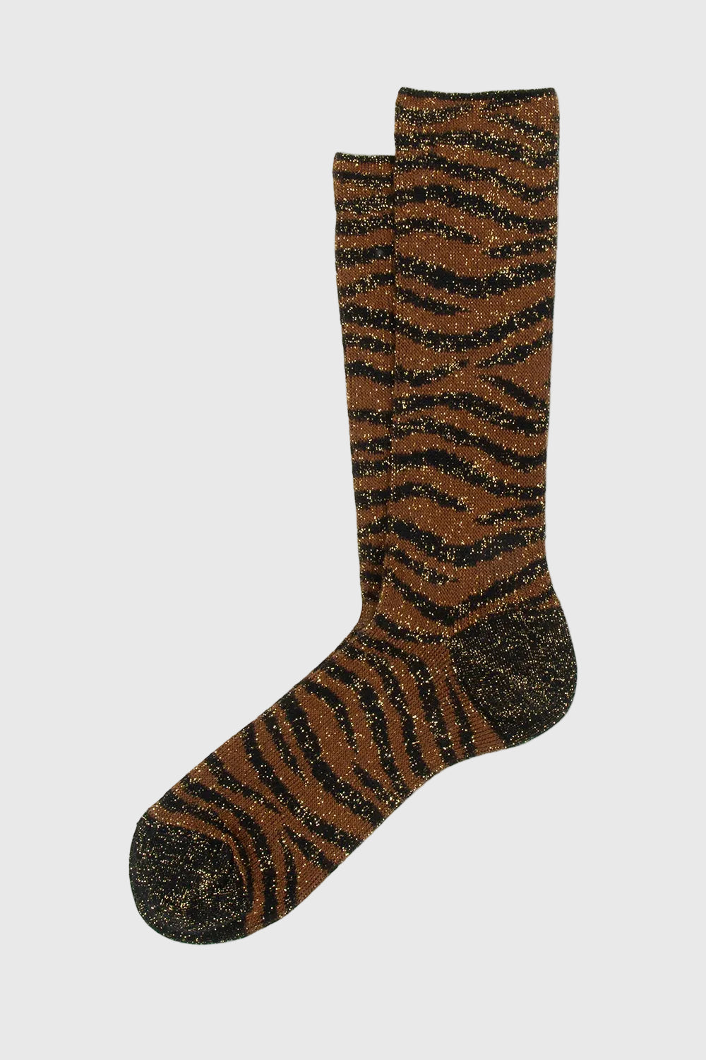 Calze Maldein in cotone lurex zebrato
