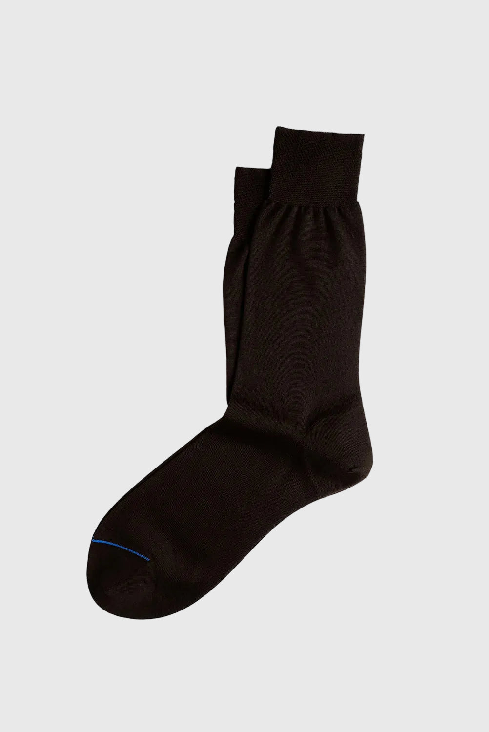Kurze glatte Merinos-Socken aus Wolle