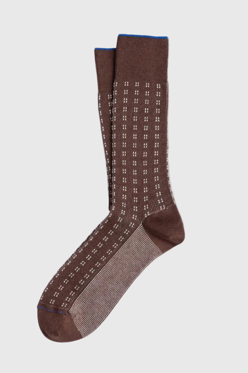 Chaussettes Necktie courtes en coton