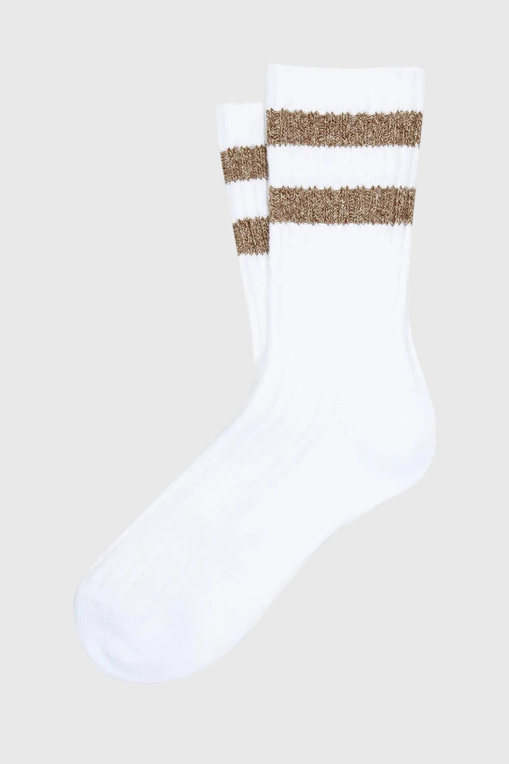 Chaussettes Nysted en coton à rayures lurex