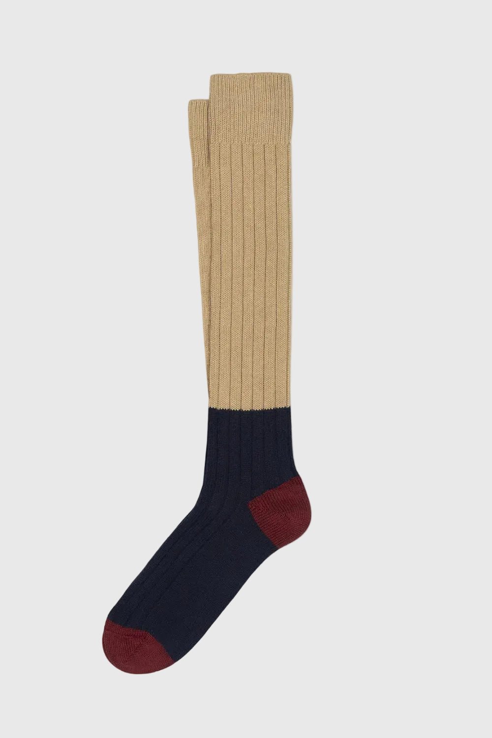 Calze Pinar lunghe in cotone bicolor