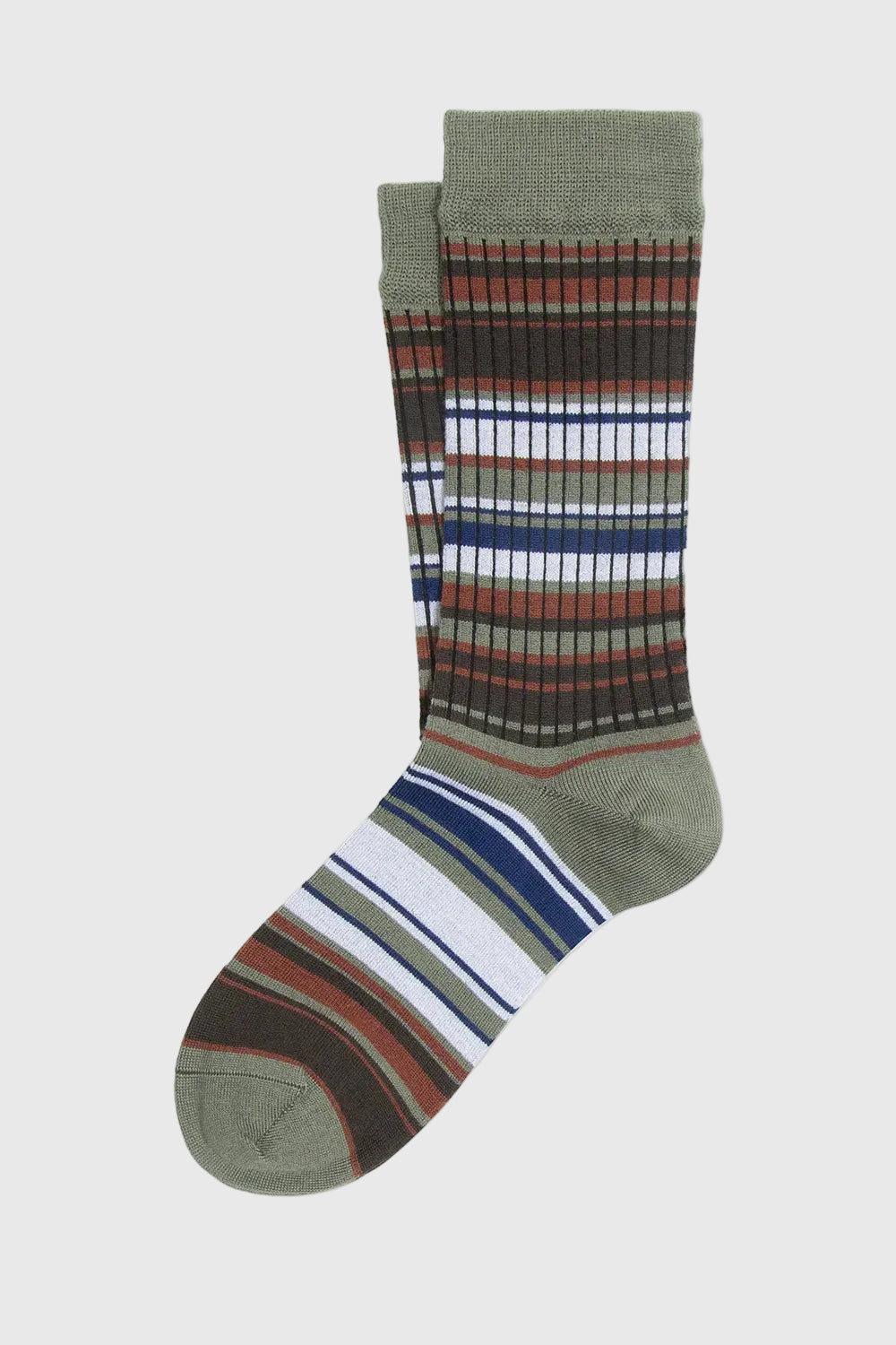 Calze Pixie in lana e righe multicolor