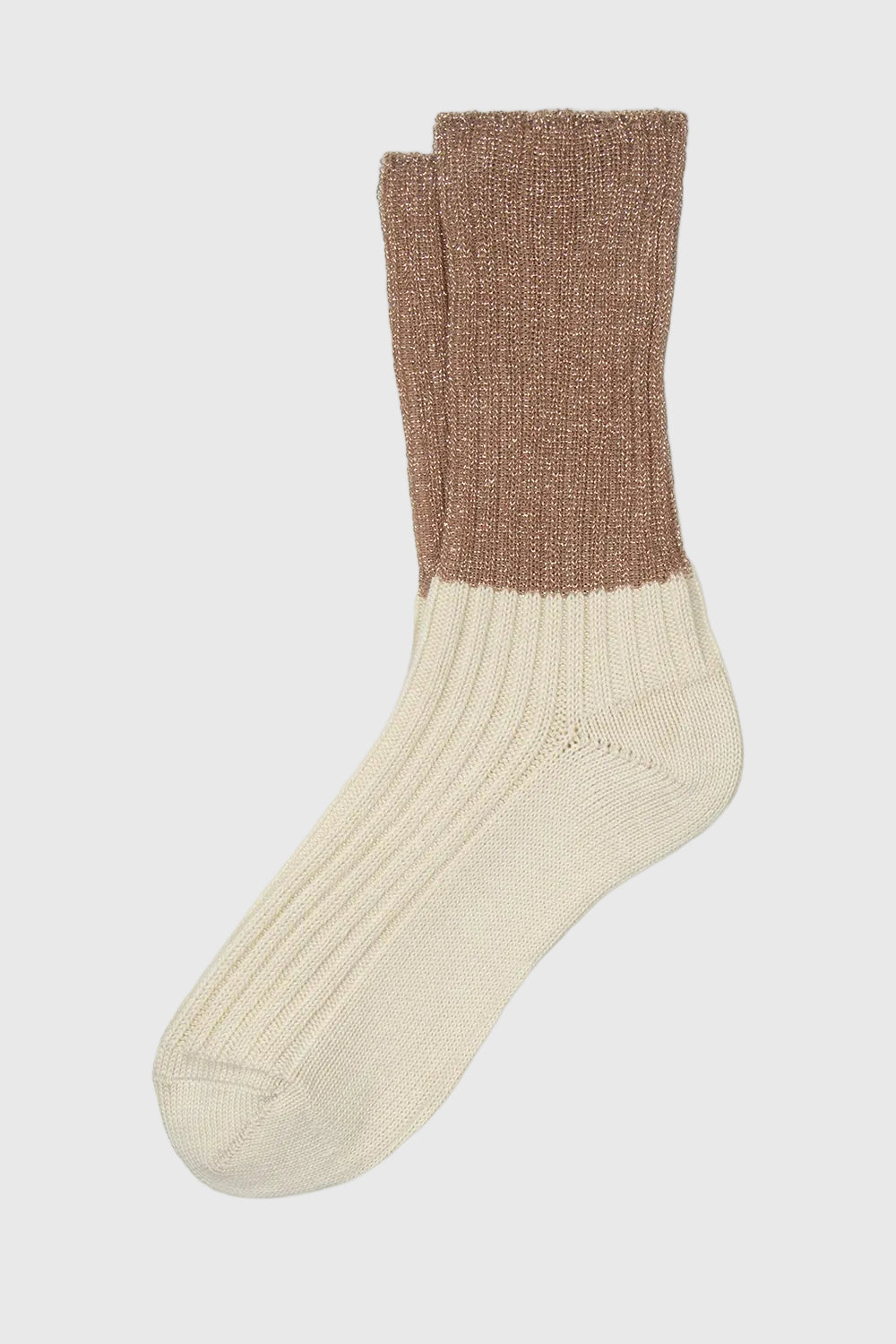 Chaussettes Spice en coton avec poignet lamé