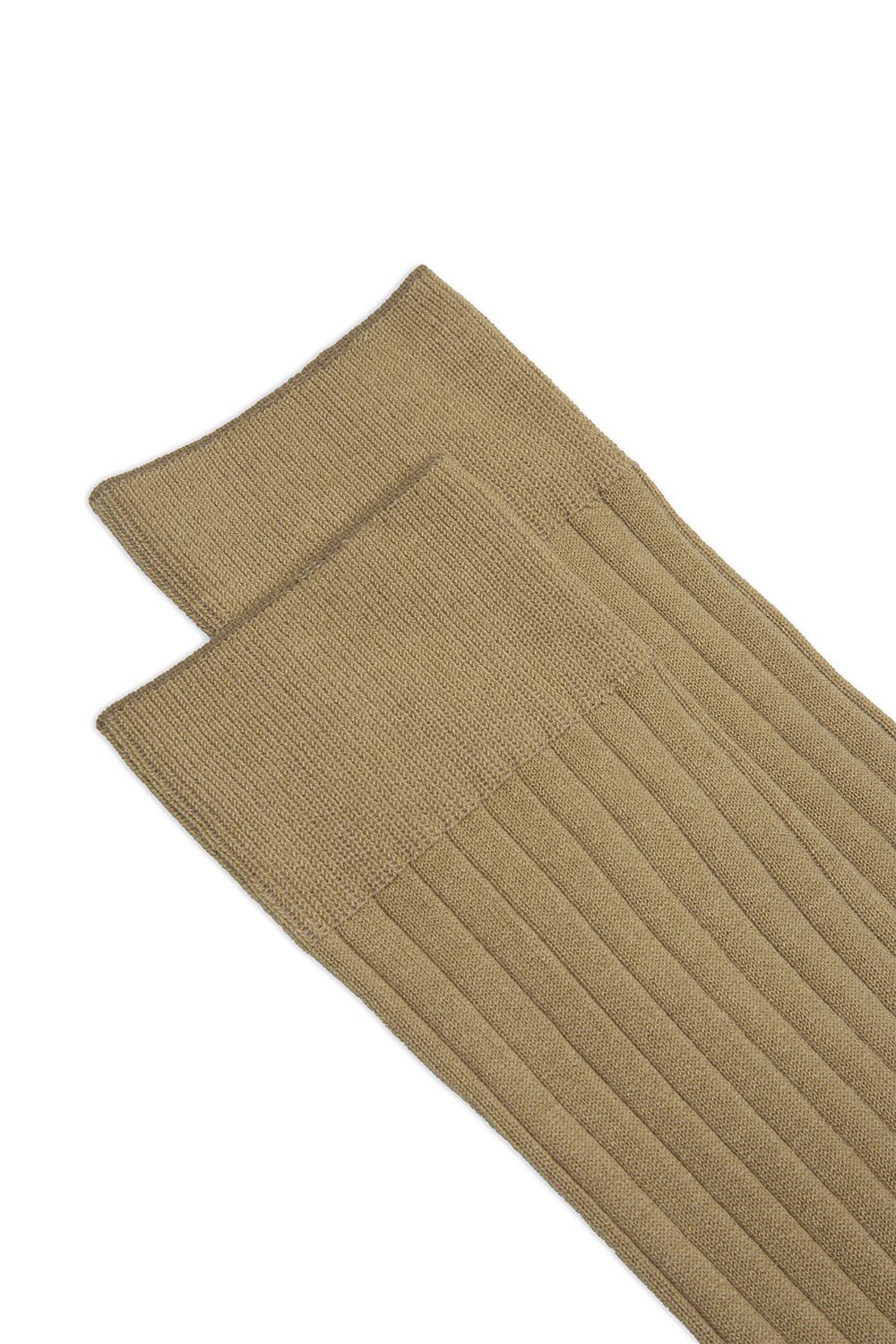 Costa light cotton socks Orange ribbed light cotton short socks