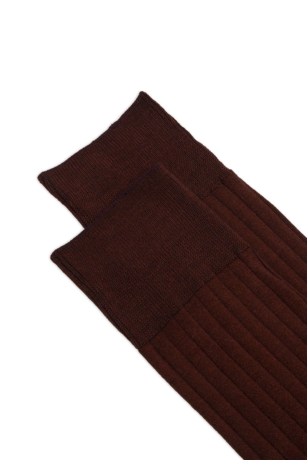 Costa light cotton socks Orange ribbed light cotton short socks