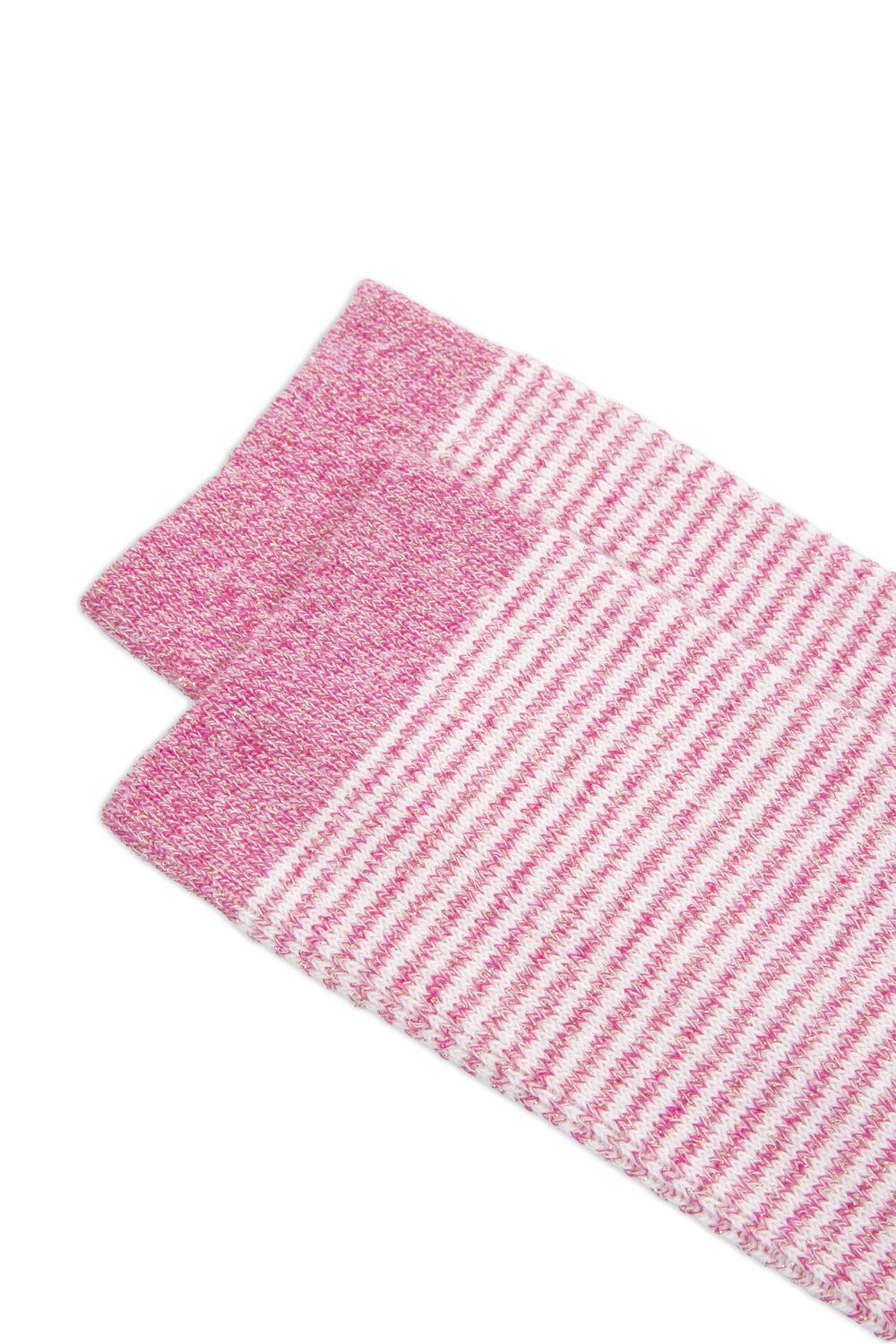 Calze Selandia in Cotone Calze corte in cotone lurex a micro-righe