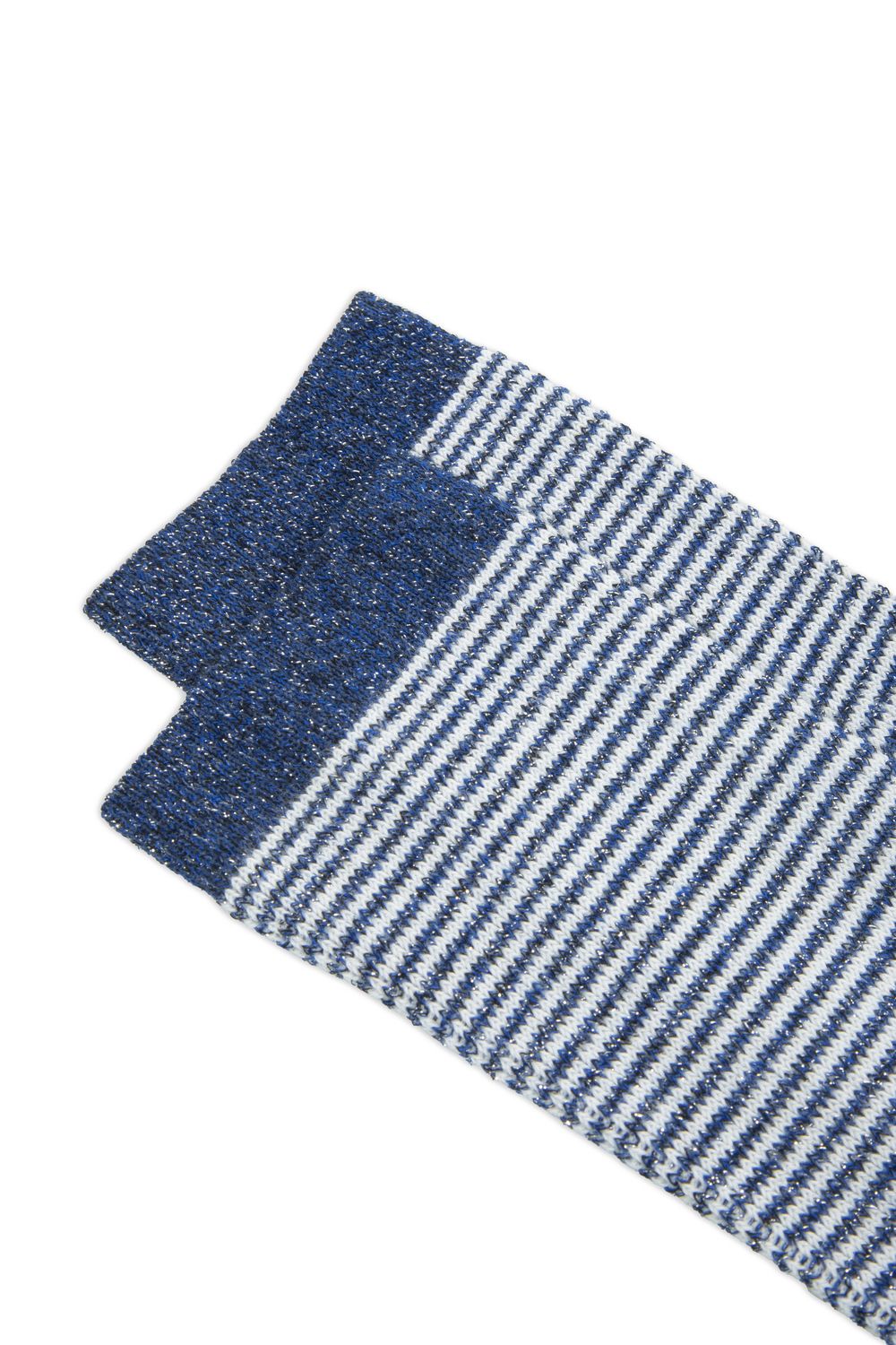 Calze Selandia in Cotone Calze corte in cotone lurex a micro-righe