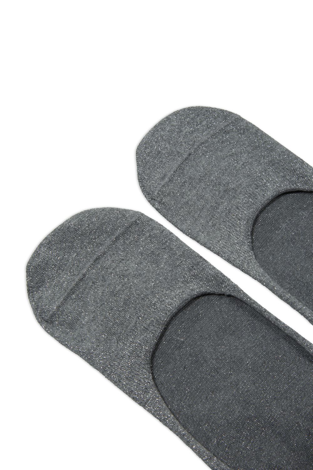 Salvapiede Fiona in cotone Soletta in cotone lurex con antiscivolo Nero