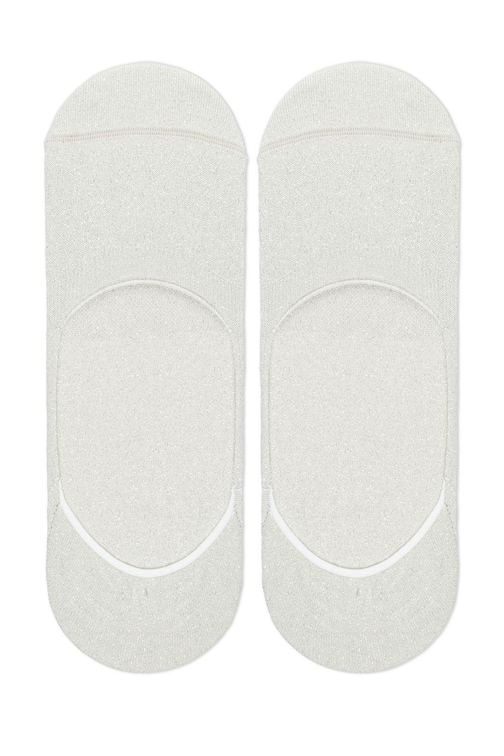 Salvapiede Fiona in cotone Soletta in cotone lurex con antiscivolo Nero