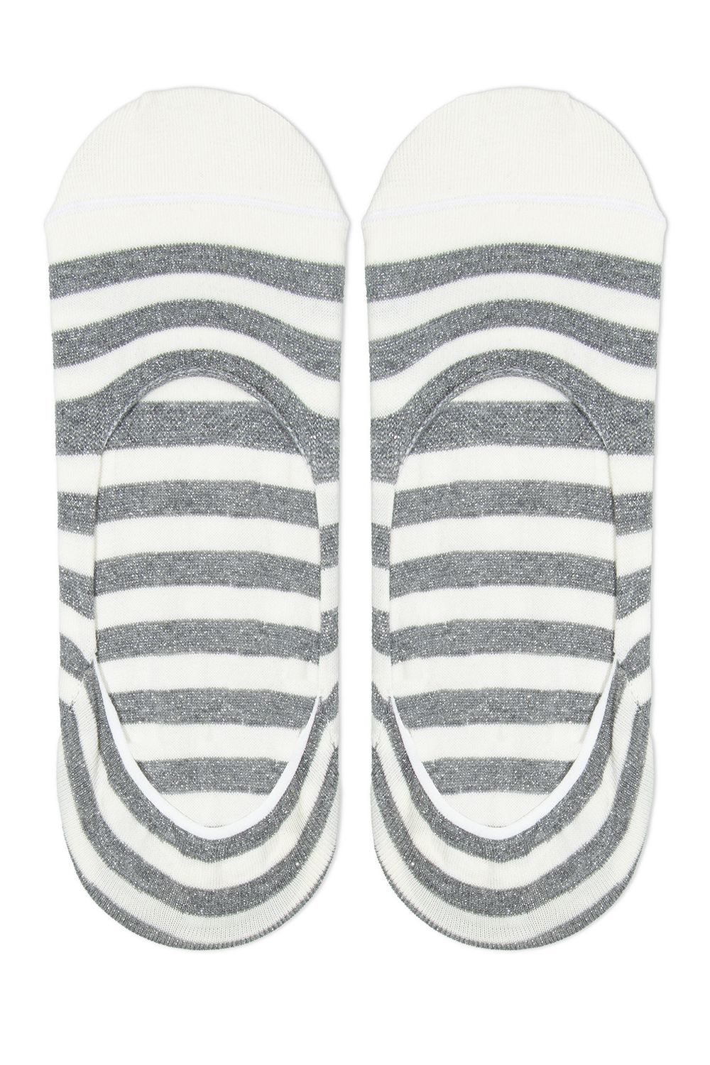 Salvapiede Samso in Cotone Soletta in cotone lurex a righe Nero