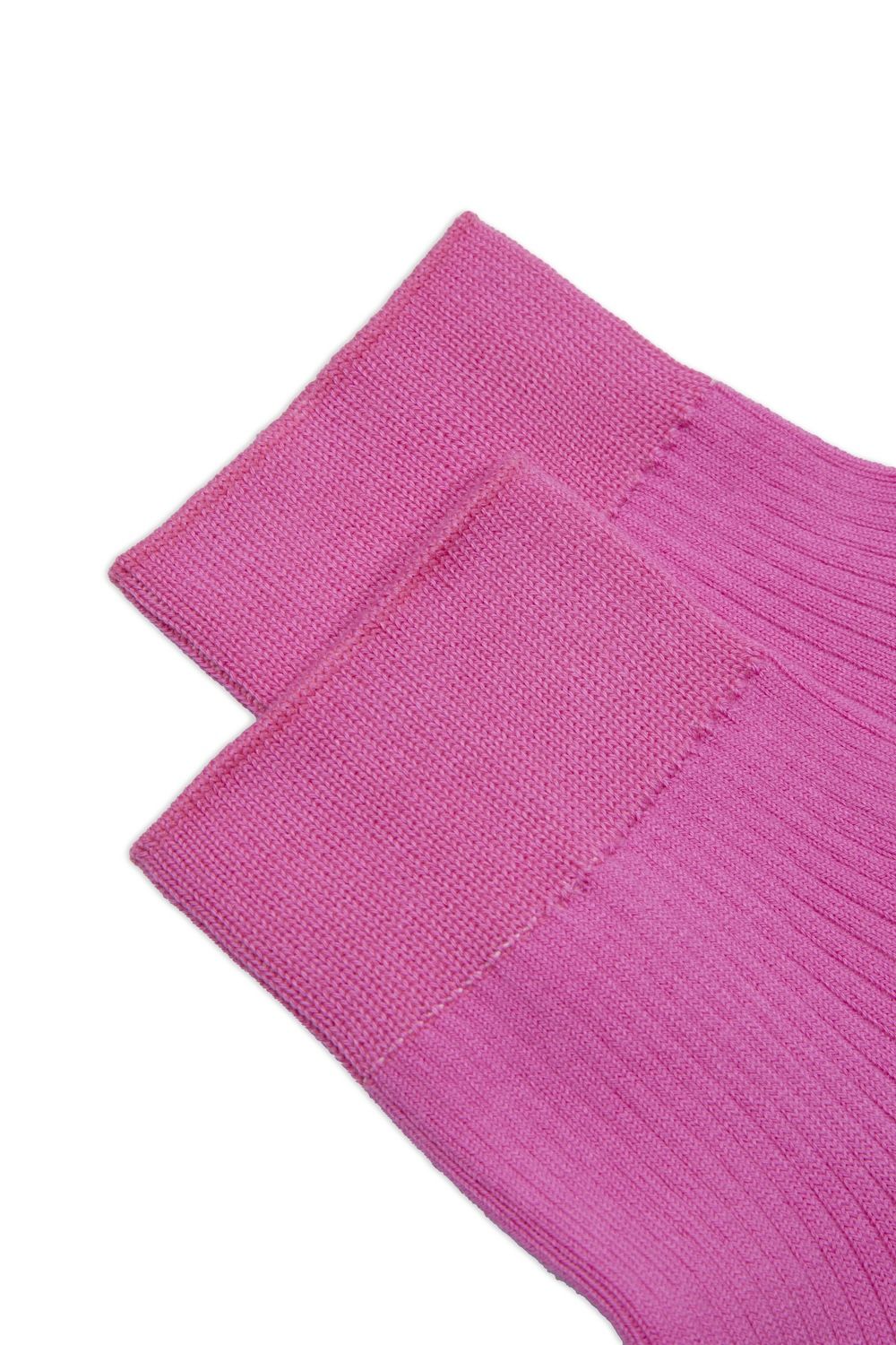 Idra Socks in Cotton short ribbed cotton socks. Lurex toe.