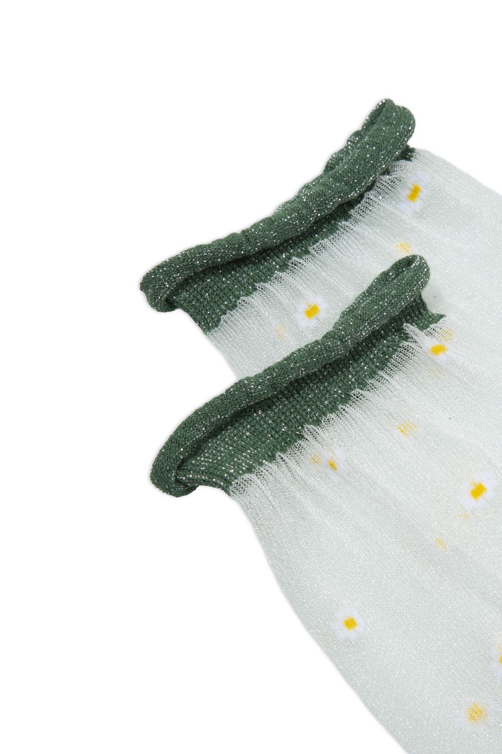 Calze Koani in Filopesca Calze corte in filopesca con fiori