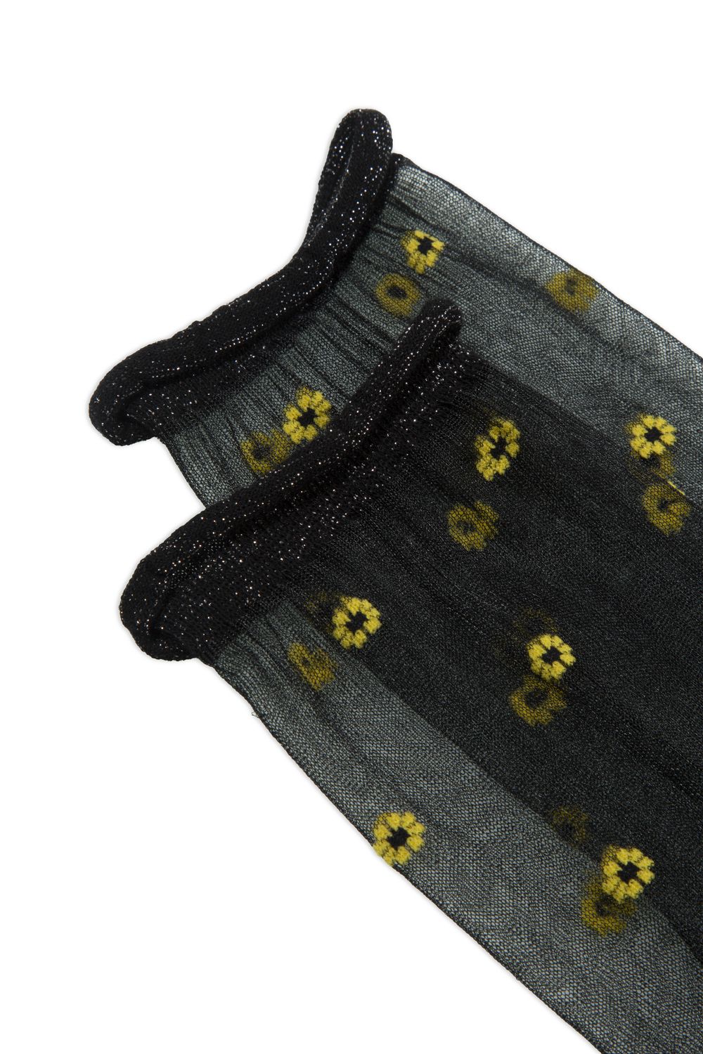 Calze Koani in Filopesca Calze corte in filopesca con fiori