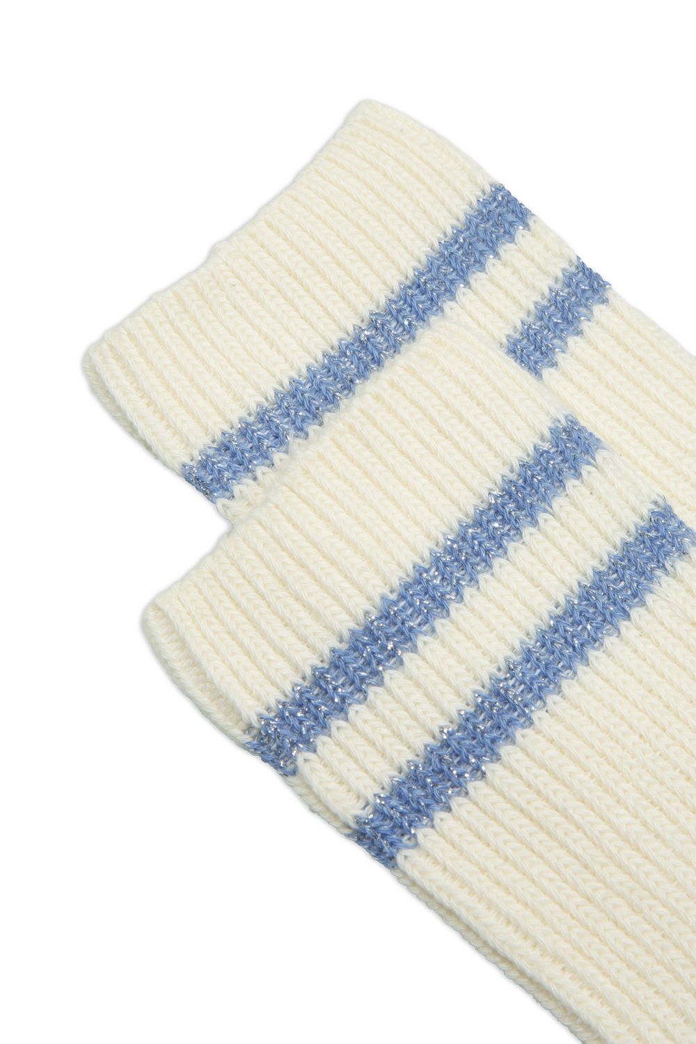 Calze Mikotoni in Cotone Calze corte in spugnetta con righe lurex