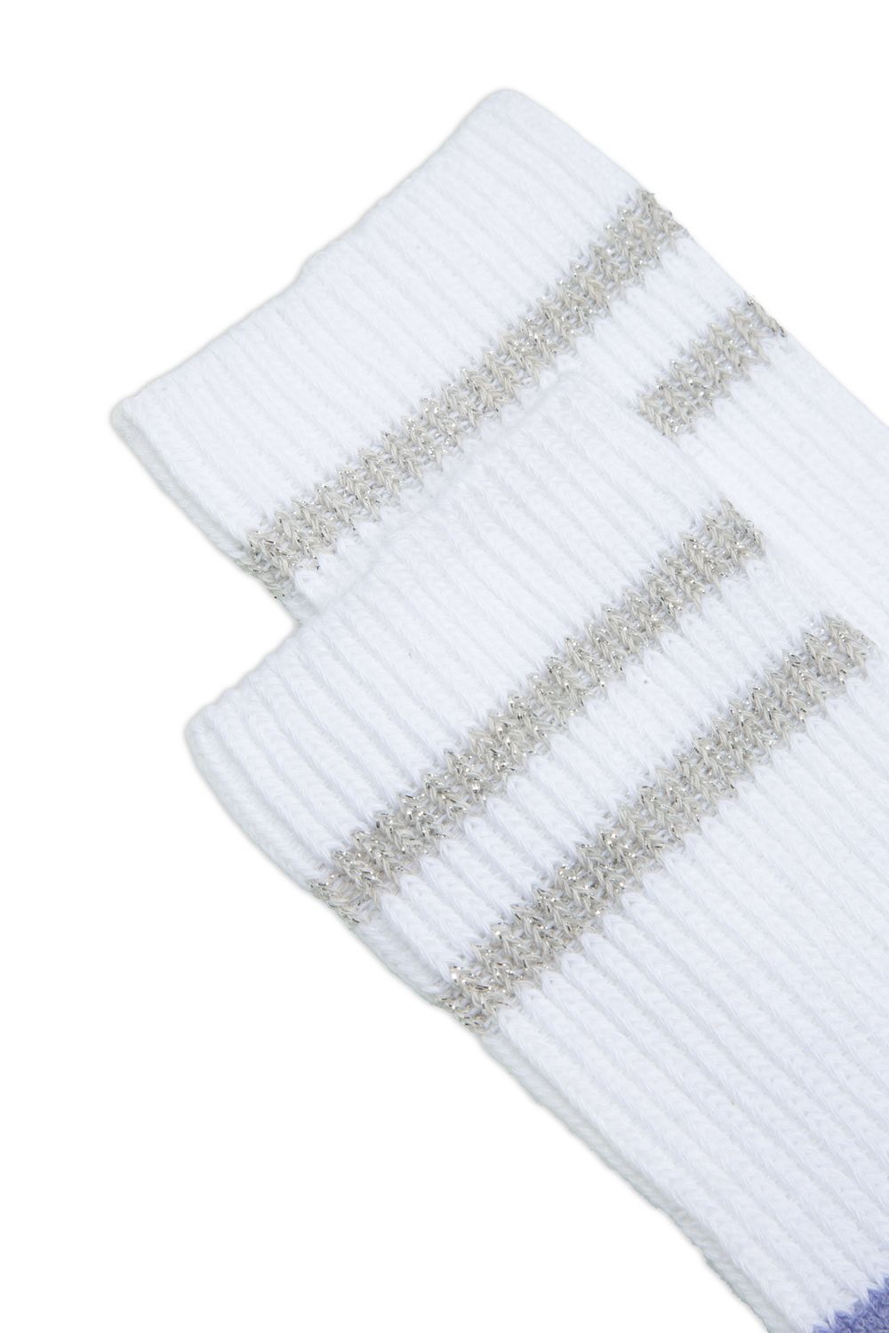 Calze Mikotoni in Cotone Calze corte in spugnetta con righe lurex