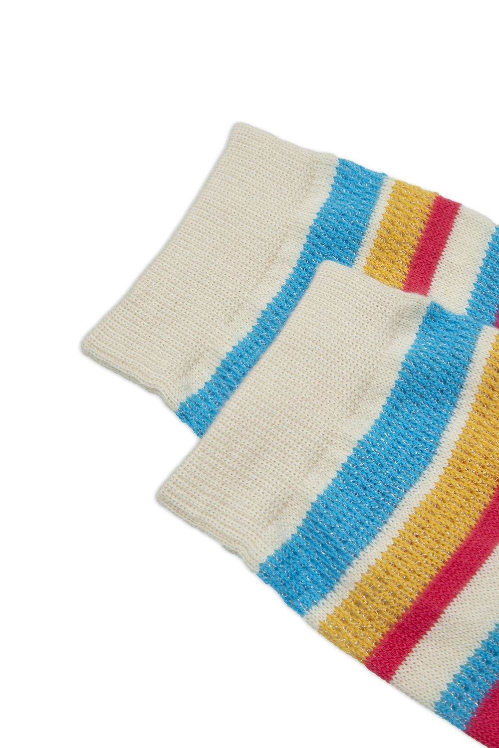 Baumwollsocken Jozani Kurze baumwolle-Socken mit mehrfarbigen Streifen