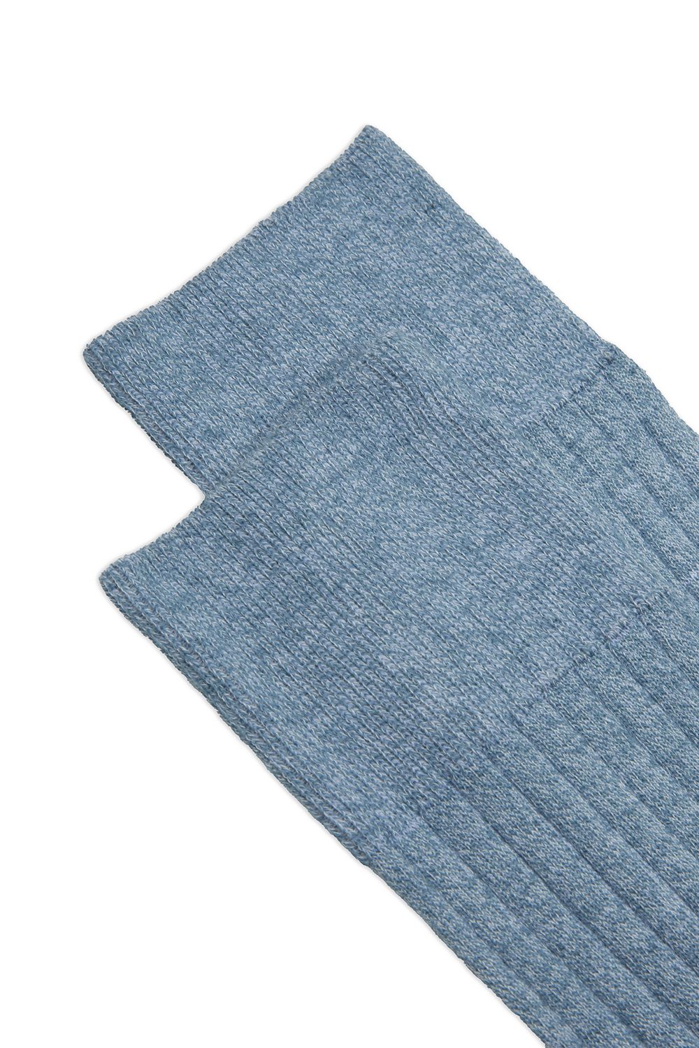 Calze Sablé corte in Lino Calze corte in lino tinta unita a coste