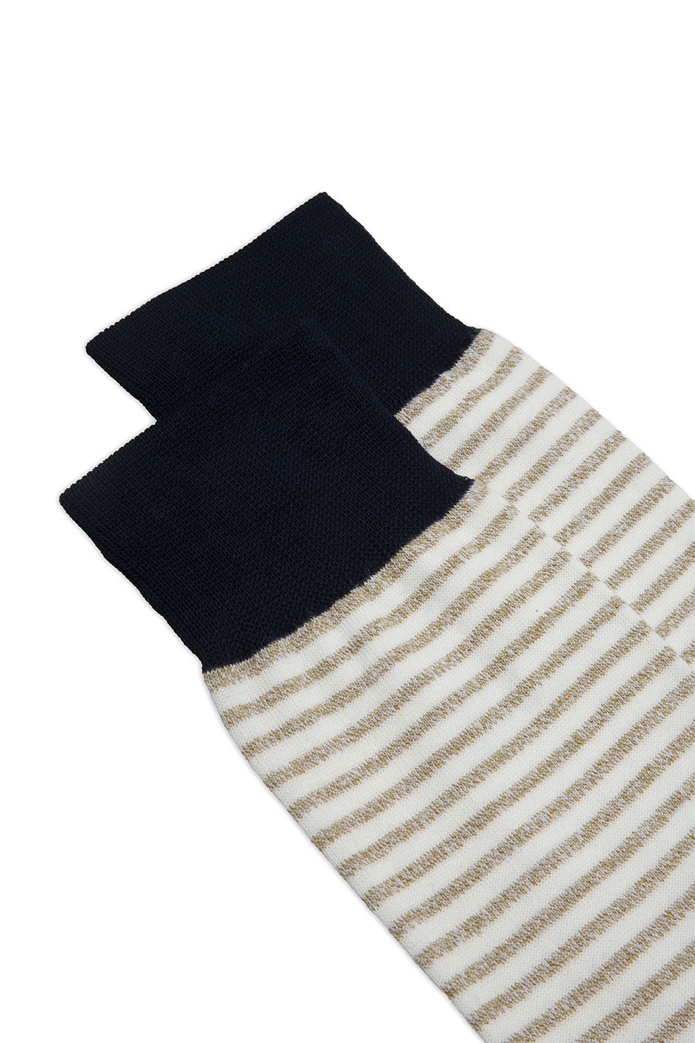 Calze Midett corte in Lino e Cotone Calze corte in lino e cotone a righe