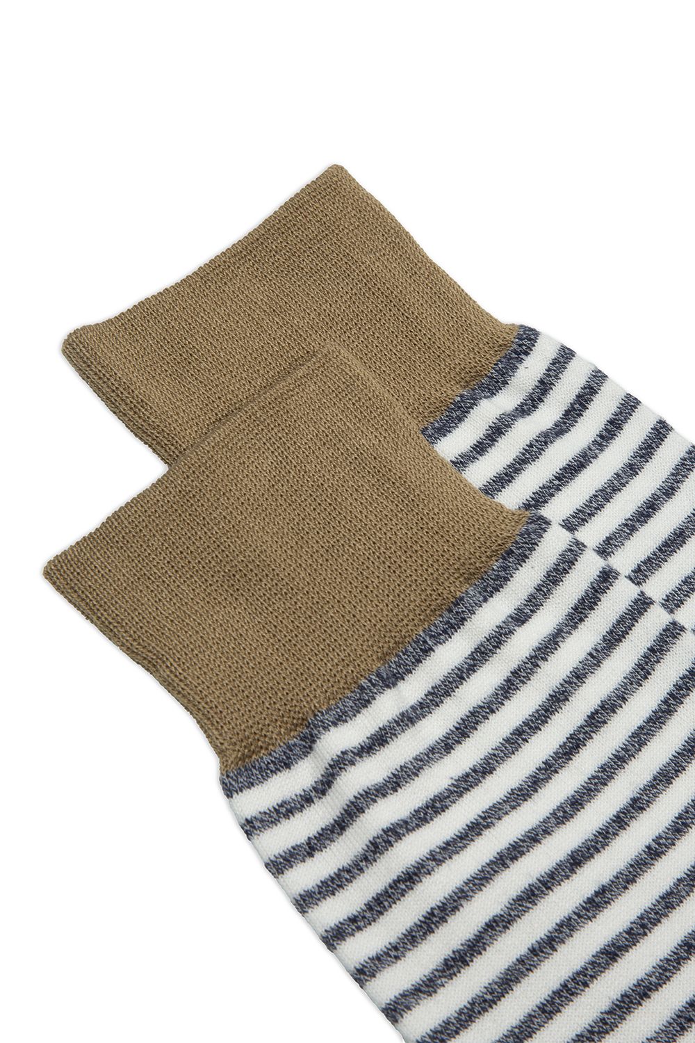 Calze Midett corte in Lino e Cotone Calze corte in lino e cotone a righe