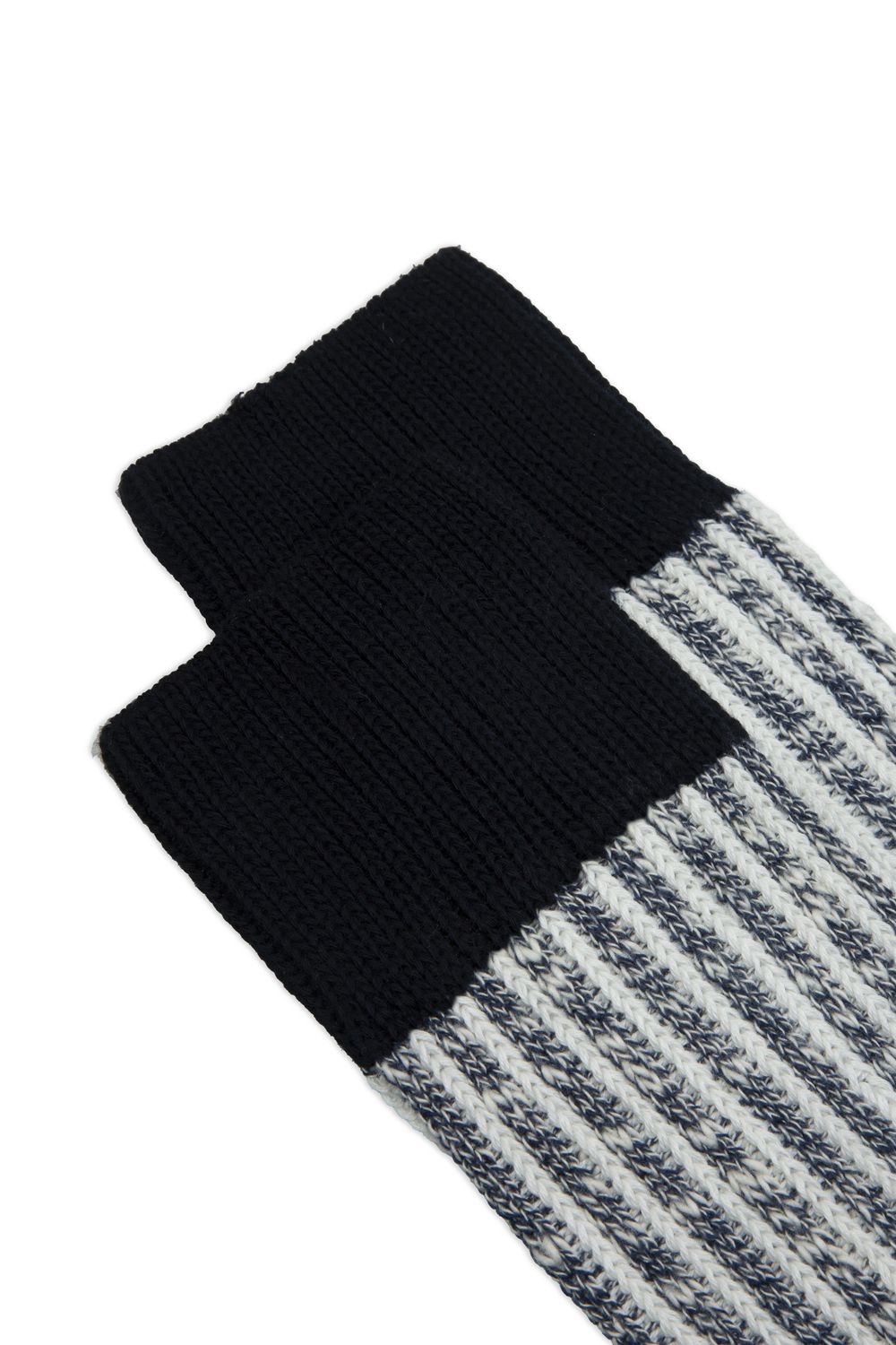 Calze Settat corte in Cotone Calze in cotone melange a righe verticali