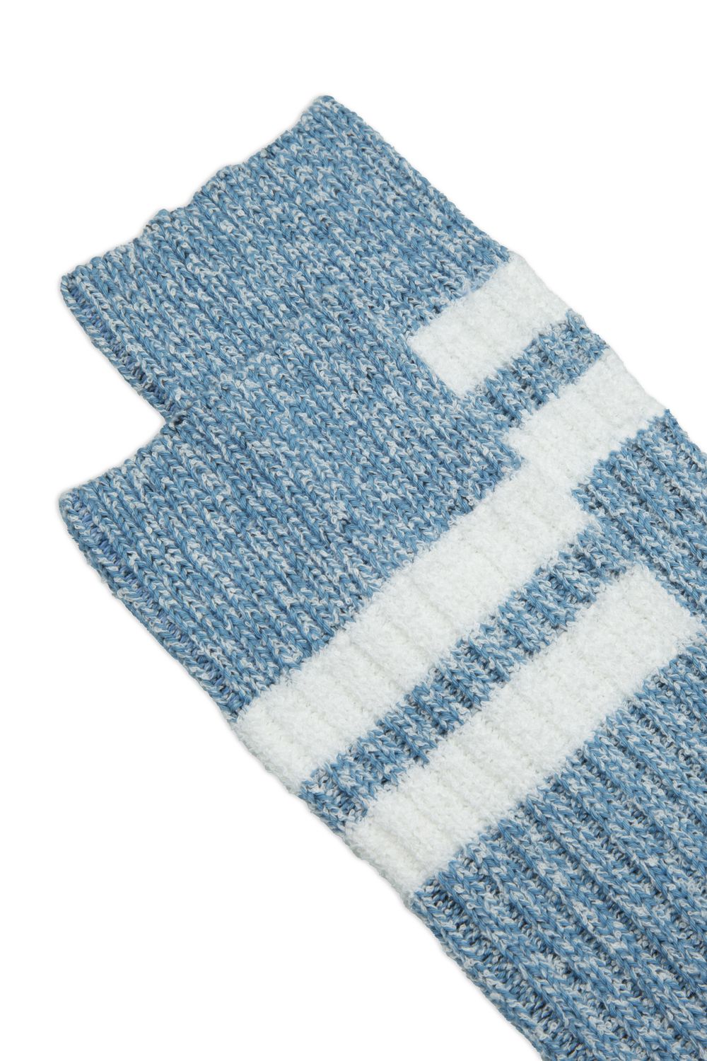 Abrat Kurze Baumwollsocken Baumwollsocken mit sportlichen Streifen in Melange-Optik