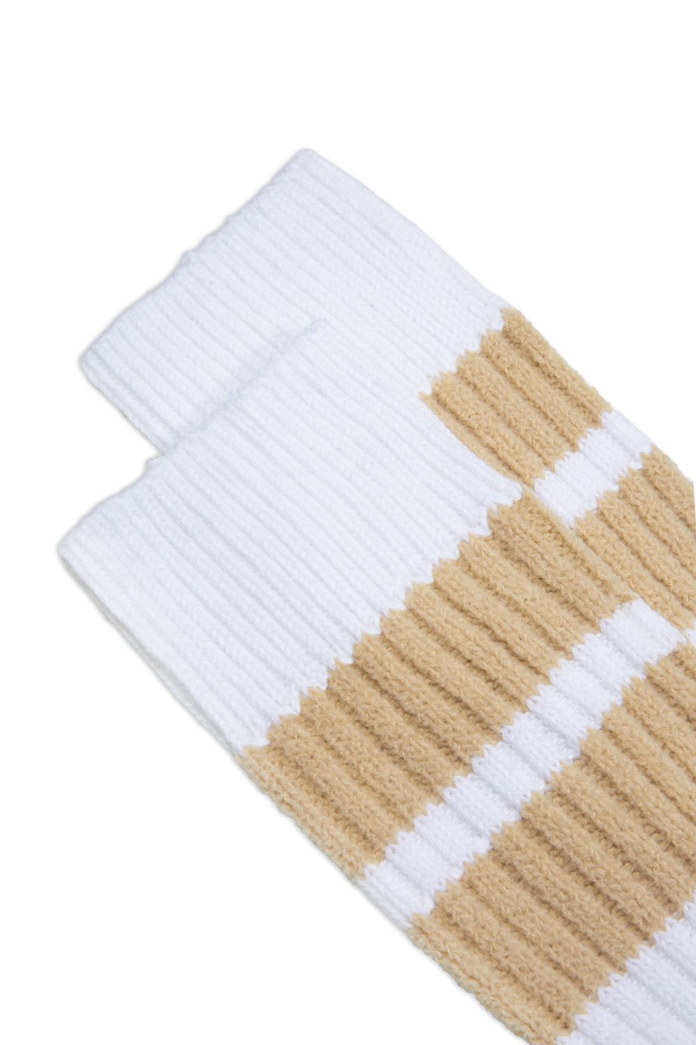 Calze Alarno corte in Cotone  Calze in cotone a coste e righe in ciniglia