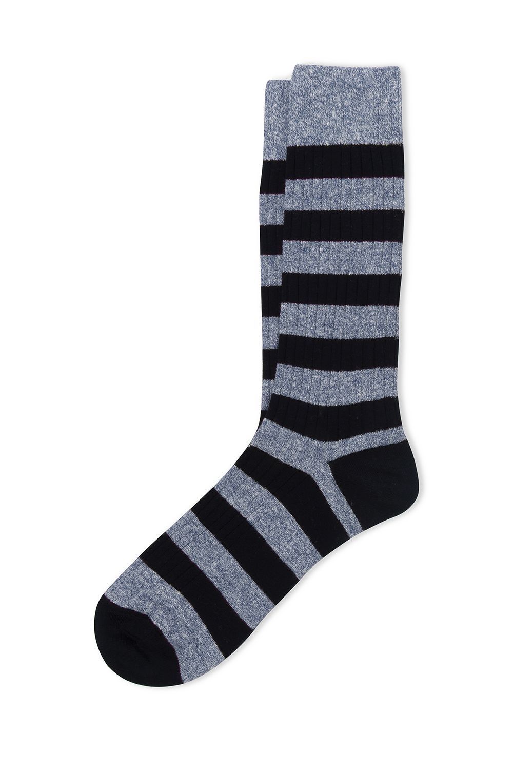 Skye Linen Socks - Short socks in blue cotton and linen